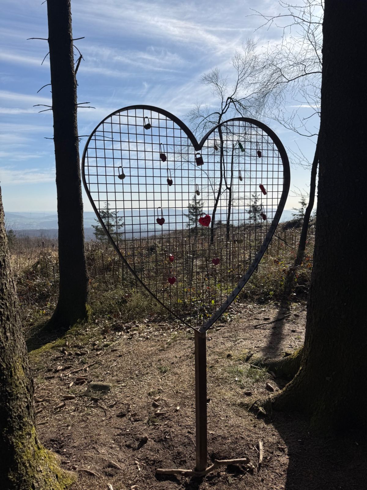 Herzmotiv am Süntelturm