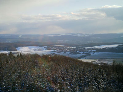 Blick auf Hasperde in Richtung Süden - Vergrößerung bei Klick